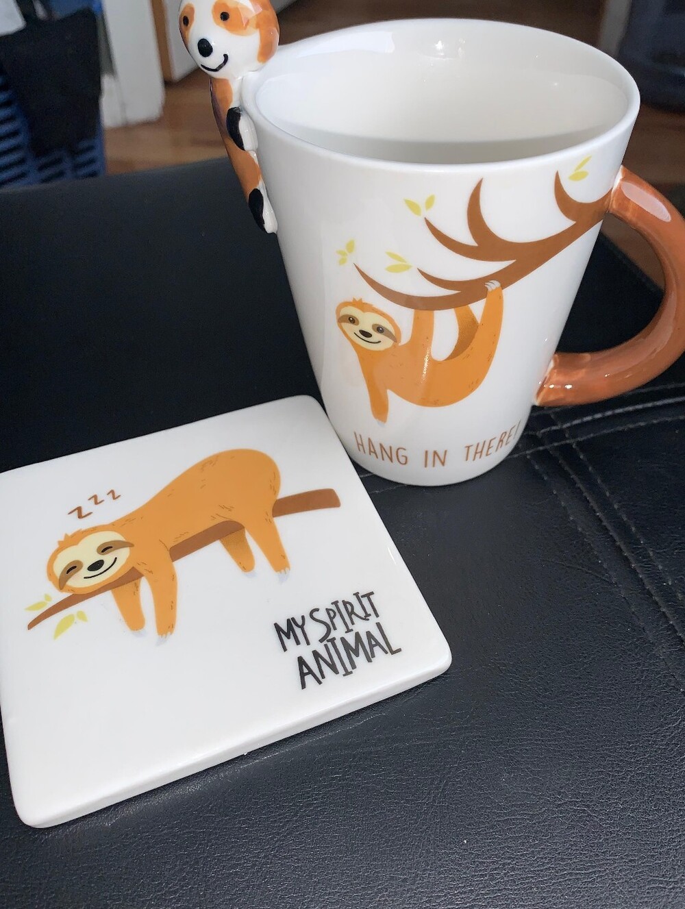 Sloth 3D Mug & Coaster Set Infloatables New In Box NIB